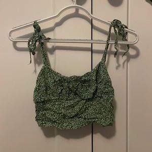 Green blouse